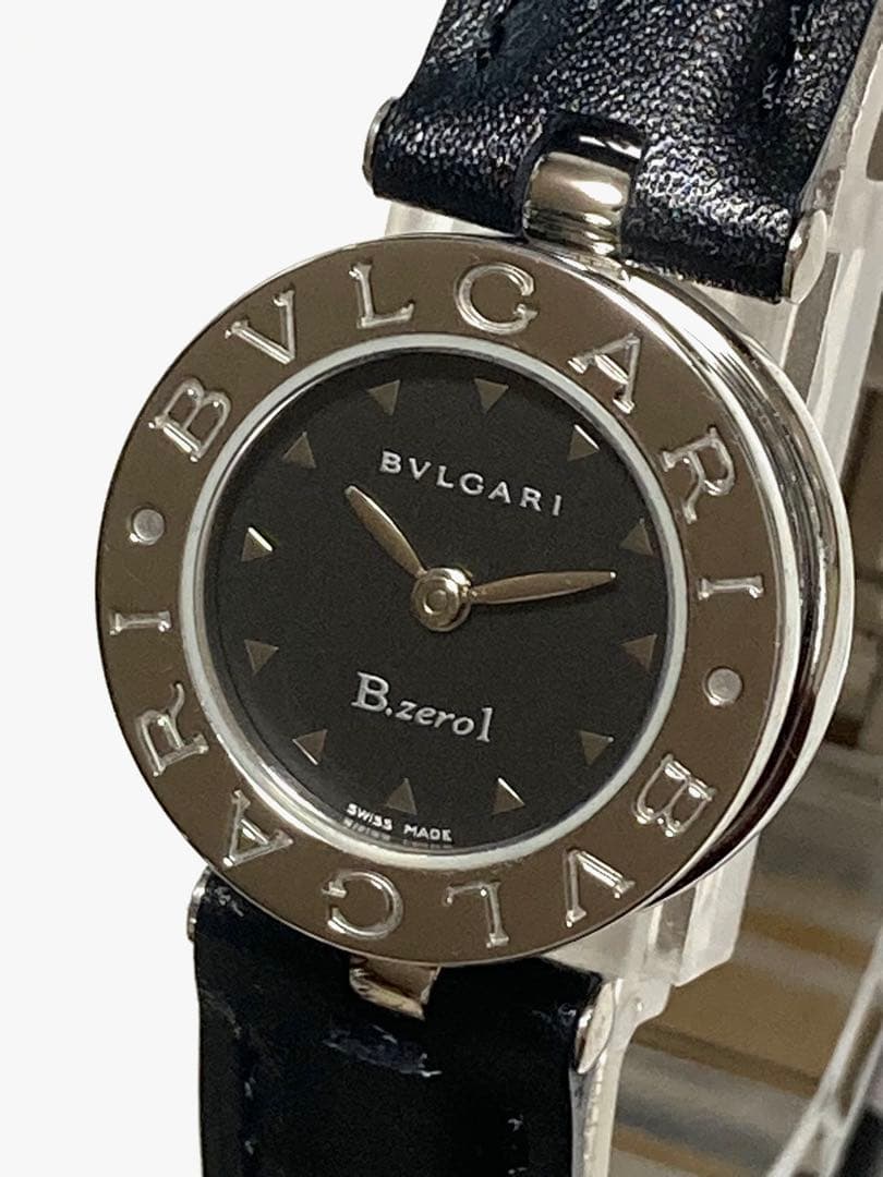超美品！　BVLGARI ブルガリ　ビーゼロワン 黒文字盤　レディース腕時計