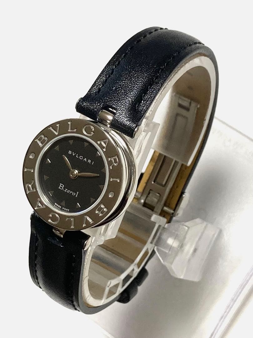 超美品！　BVLGARI ブルガリ　ビーゼロワン 黒文字盤　レディース腕時計