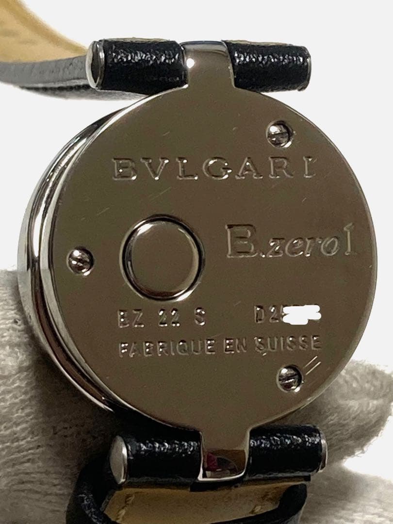 超美品！　BVLGARI ブルガリ　ビーゼロワン 黒文字盤　レディース腕時計