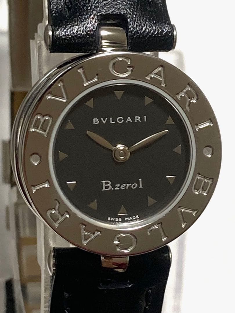超美品！　BVLGARI ブルガリ　ビーゼロワン 黒文字盤　レディース腕時計