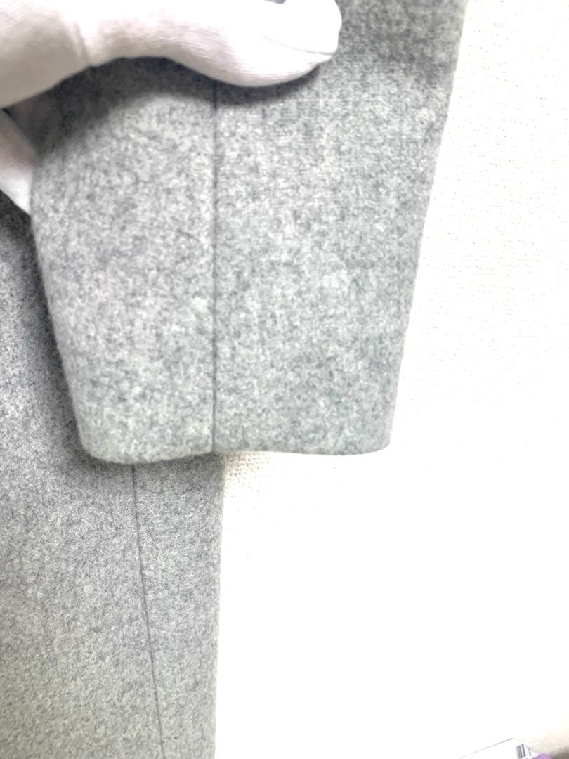 UNITED TOKYO ウールカシミヤ混チェスターコート　グレー