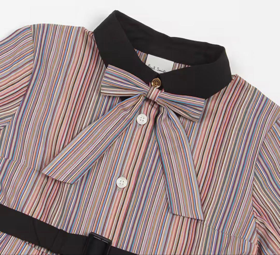 Paul Smith JUNIOR シグネチャーストライプ半袖ワンピース
