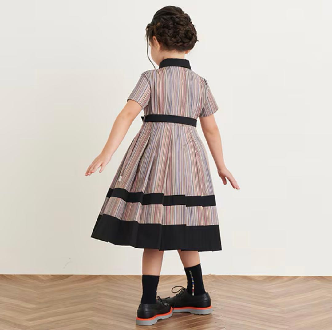 Paul Smith JUNIOR シグネチャーストライプ半袖ワンピース