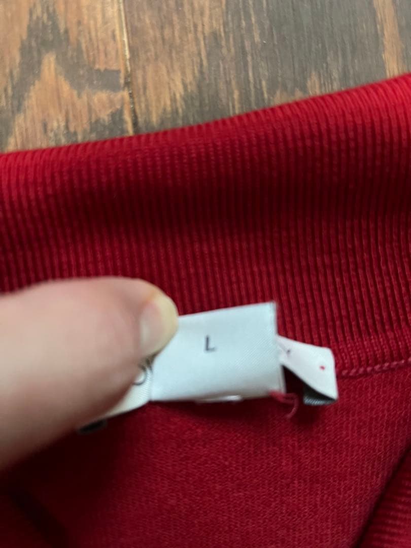 JOHN SMEDLEY レッド ポロシャツ Lサイズ