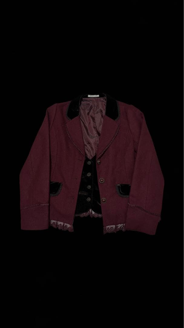 フェアリー　ゴスロリ　Gothic ラブジャケット ベロア　姫　punk