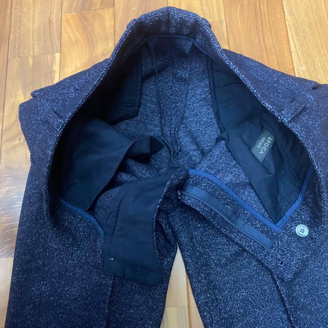 EPOCA UOMO エポカウォモ　スリムフィット　ウールジャージースーツ　美品