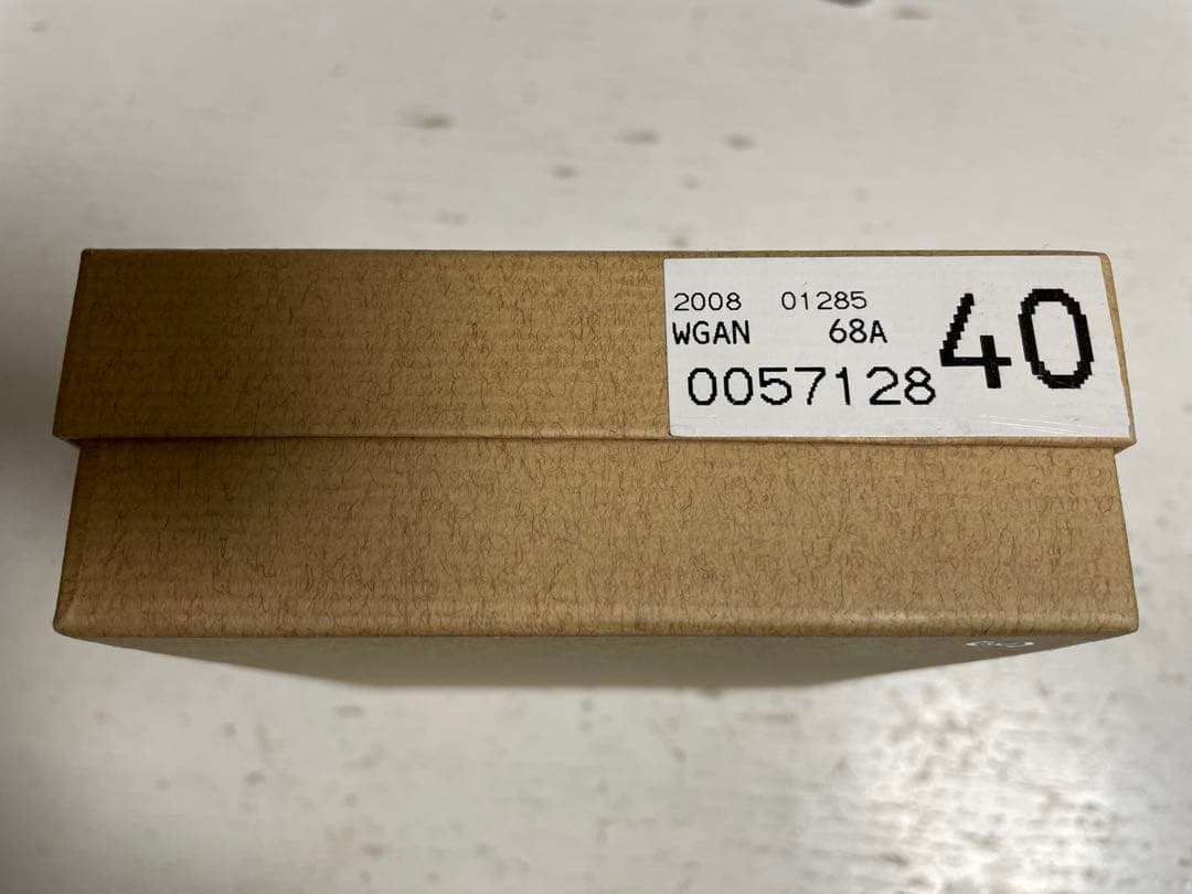 GANZO シェルコードバン2 小銭入れ付き二つ折り財布 ナチュラル シミ有り