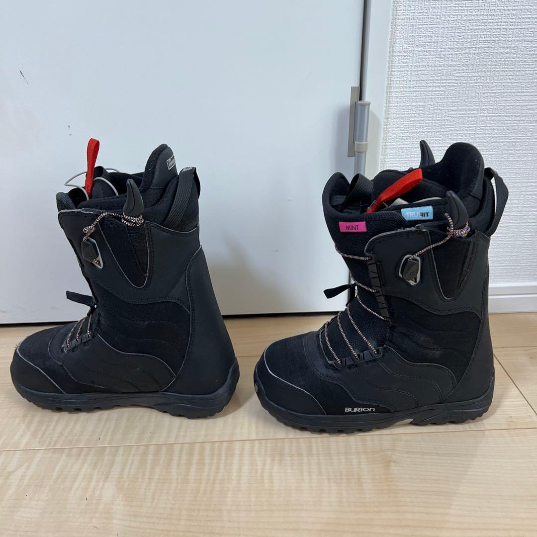 【美品_即日発送】BURTON スノボMINT-ASIAN FIT 22.5cm