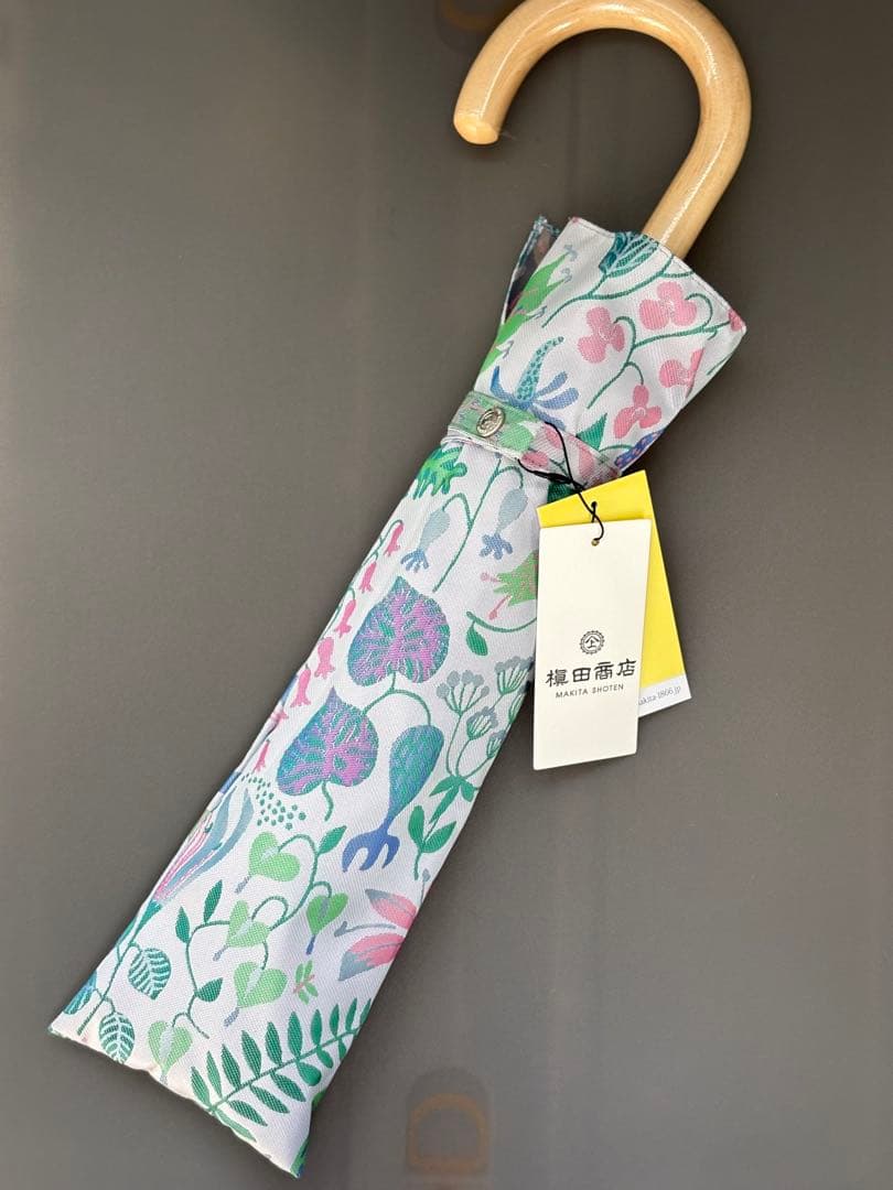 【新品，未使用品】槇田商店＊折りたたみ傘＊晴雨兼用＊<No.1588>