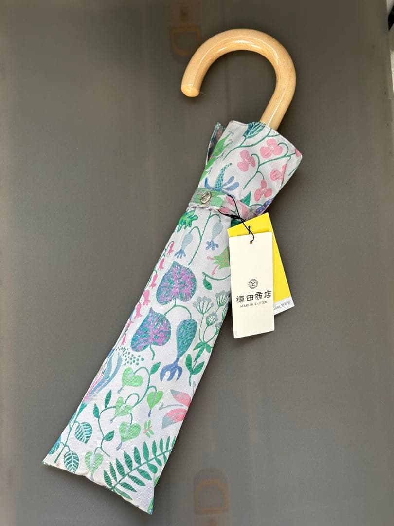 【新品，未使用品】槇田商店＊折りたたみ傘＊晴雨兼用＊<No.1588>