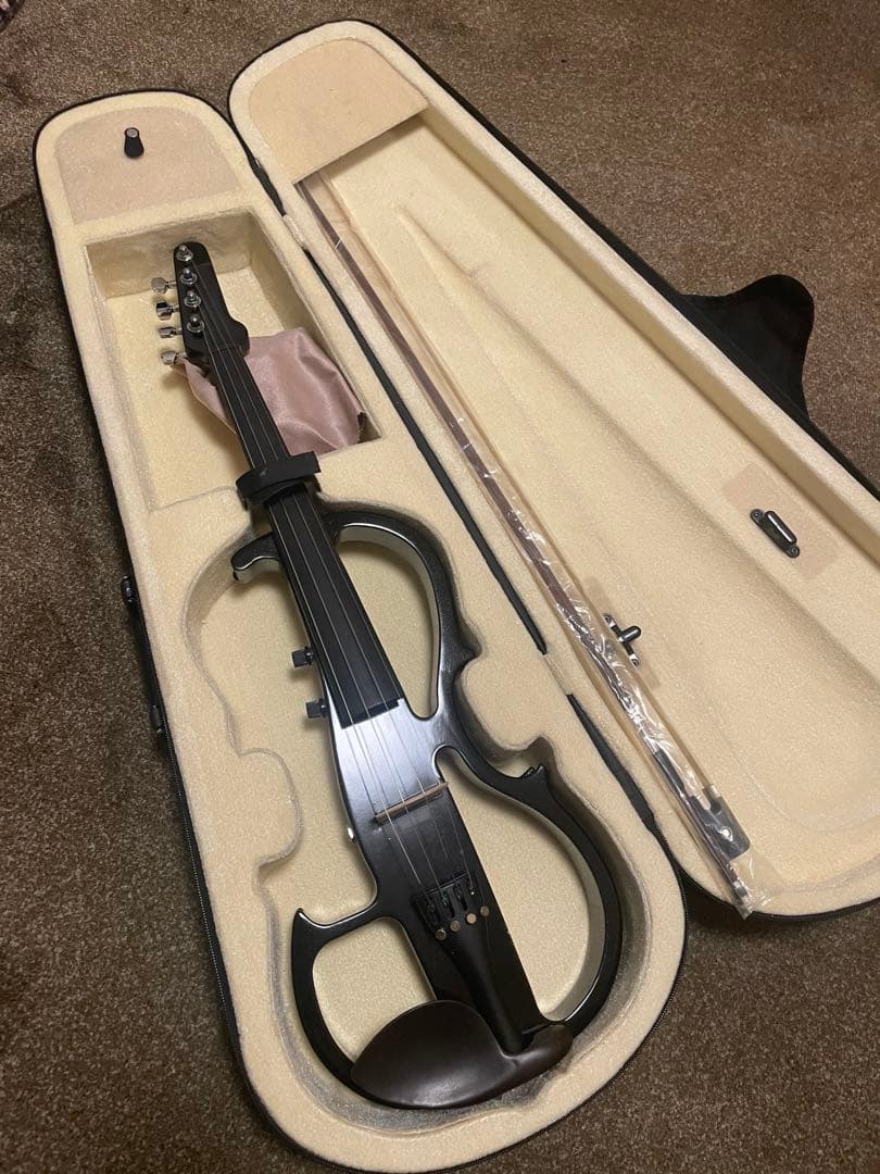 電子ヴィオラ　未使用品(弓、ケース付)