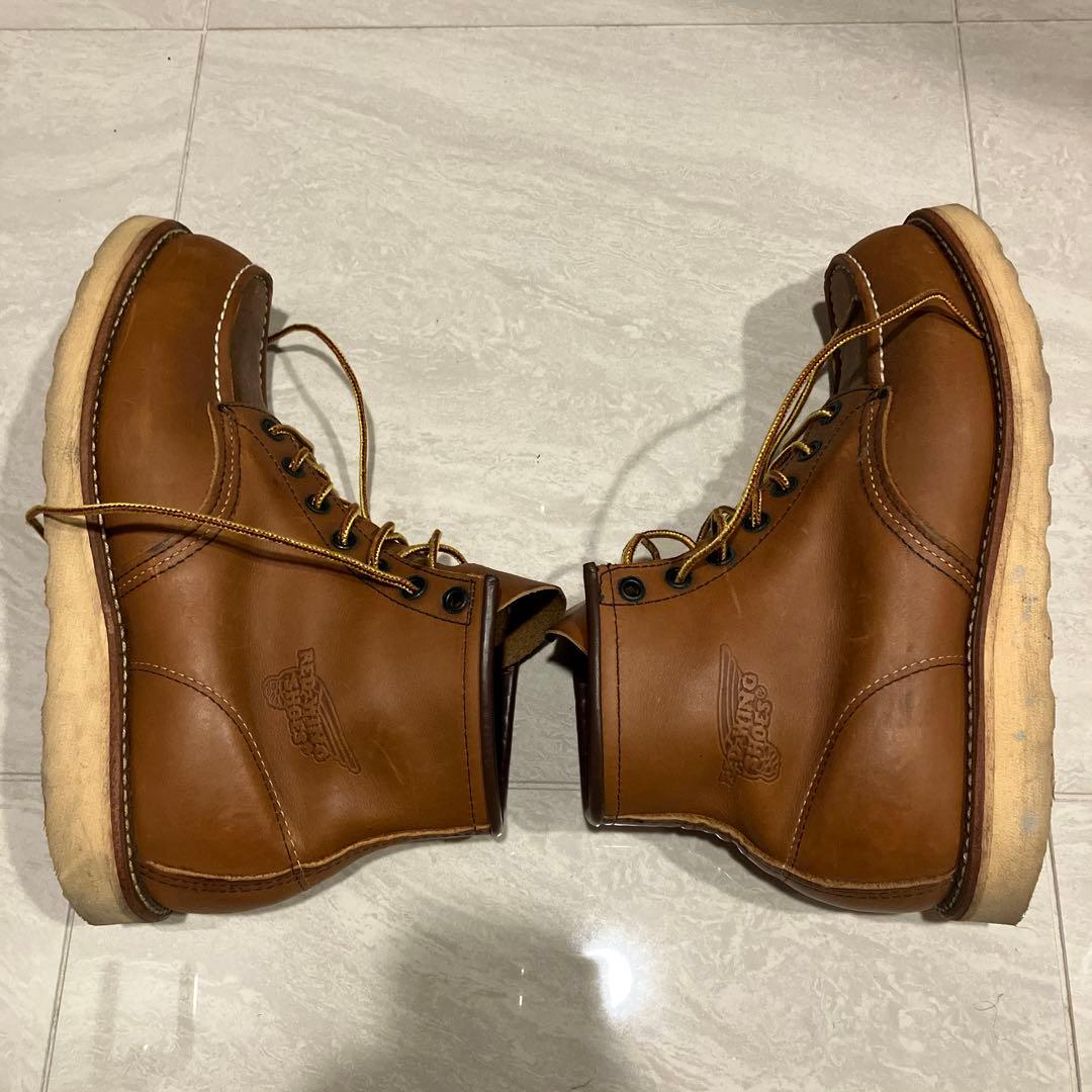 RED WING ブラウンハイカットレザーブーツ　レザーコンディショナー付