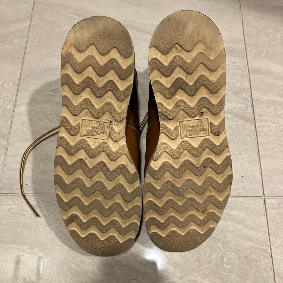 RED WING ブラウンハイカットレザーブーツ　レザーコンディショナー付