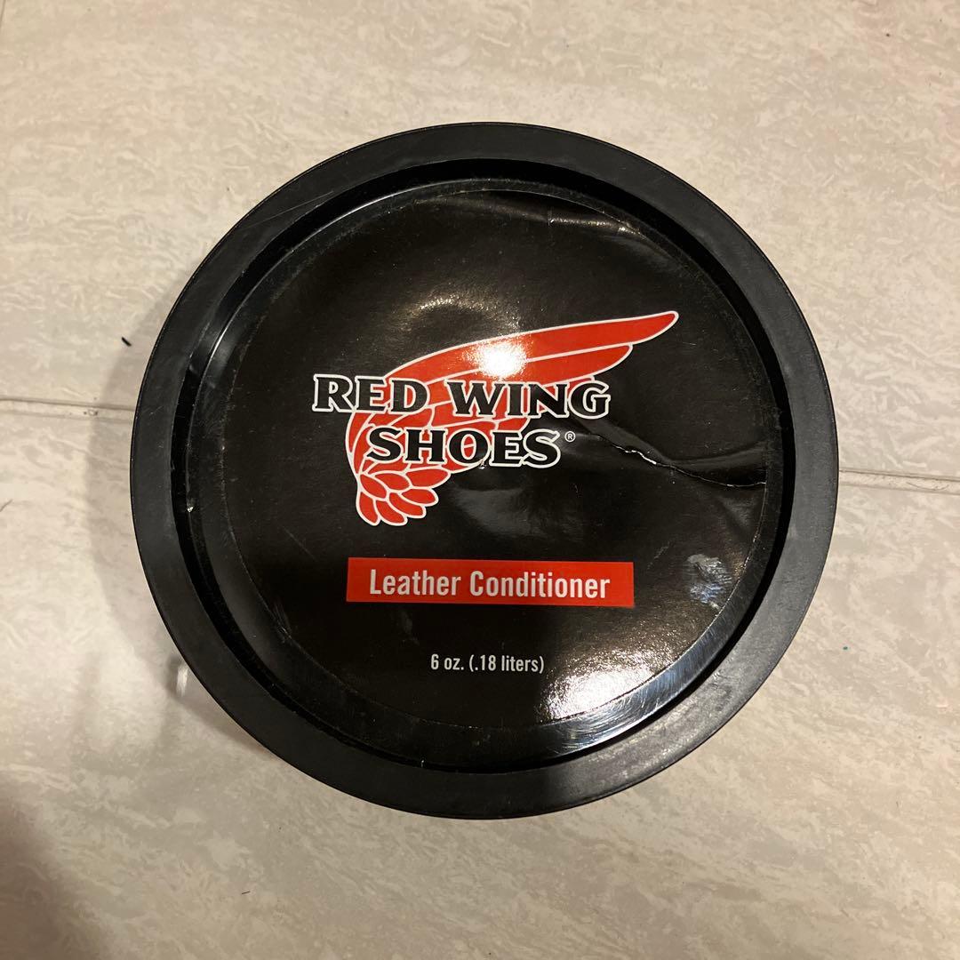 RED WING ブラウンハイカットレザーブーツ　レザーコンディショナー付