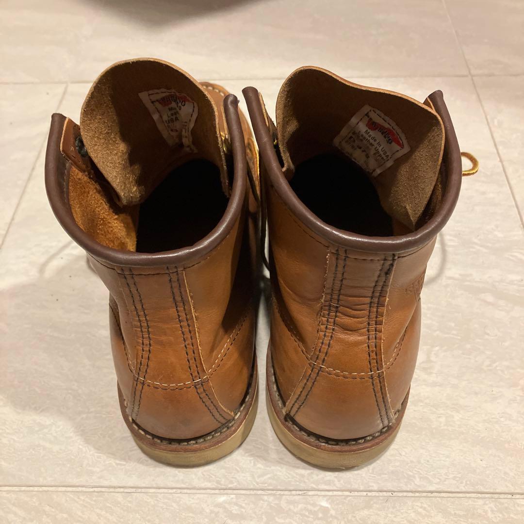 RED WING ブラウンハイカットレザーブーツ　レザーコンディショナー付
