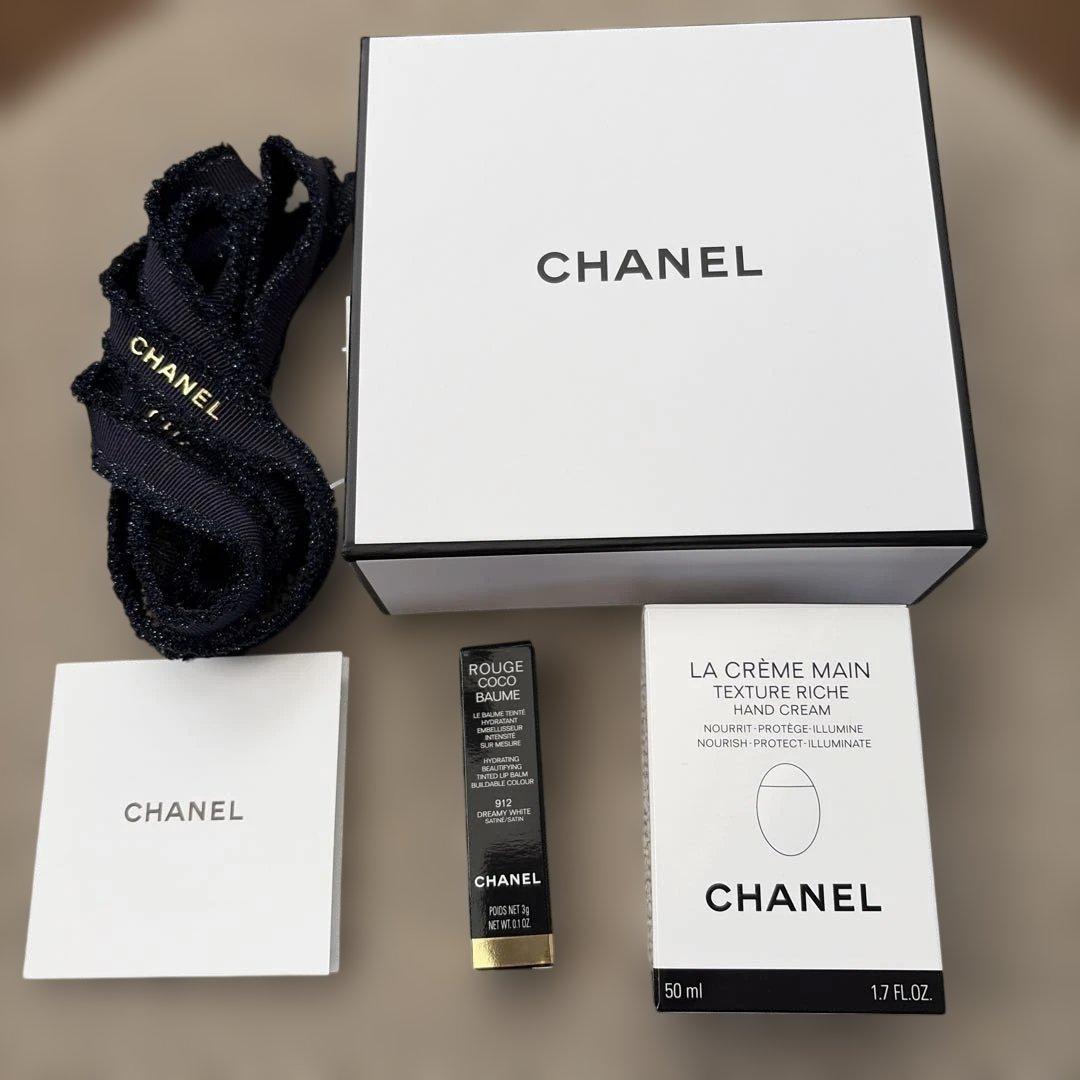 シャネルLA CRÈME MAIN & ROUGE COCO BAUME セット