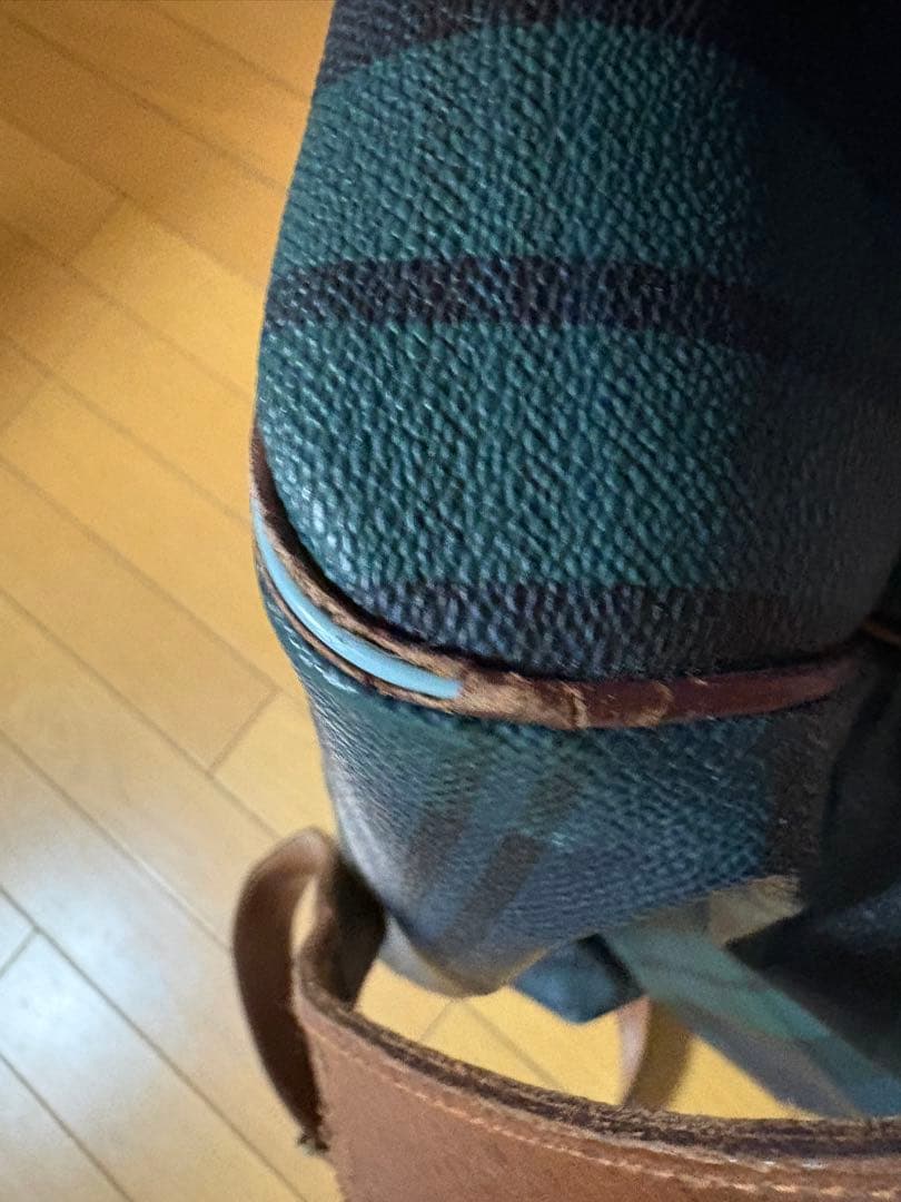 ラルフローレン　ボストンバック　チェック柄