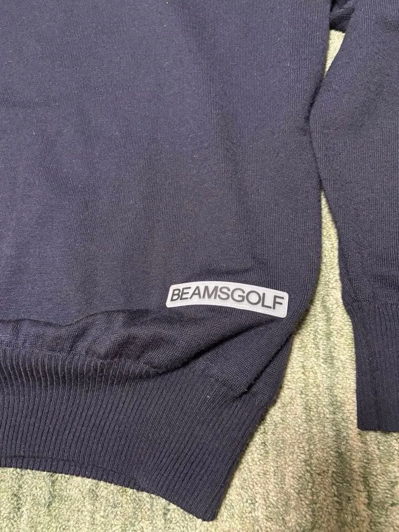 BEAMS GOLF フルジップパーカー ネイビー　Ｍ