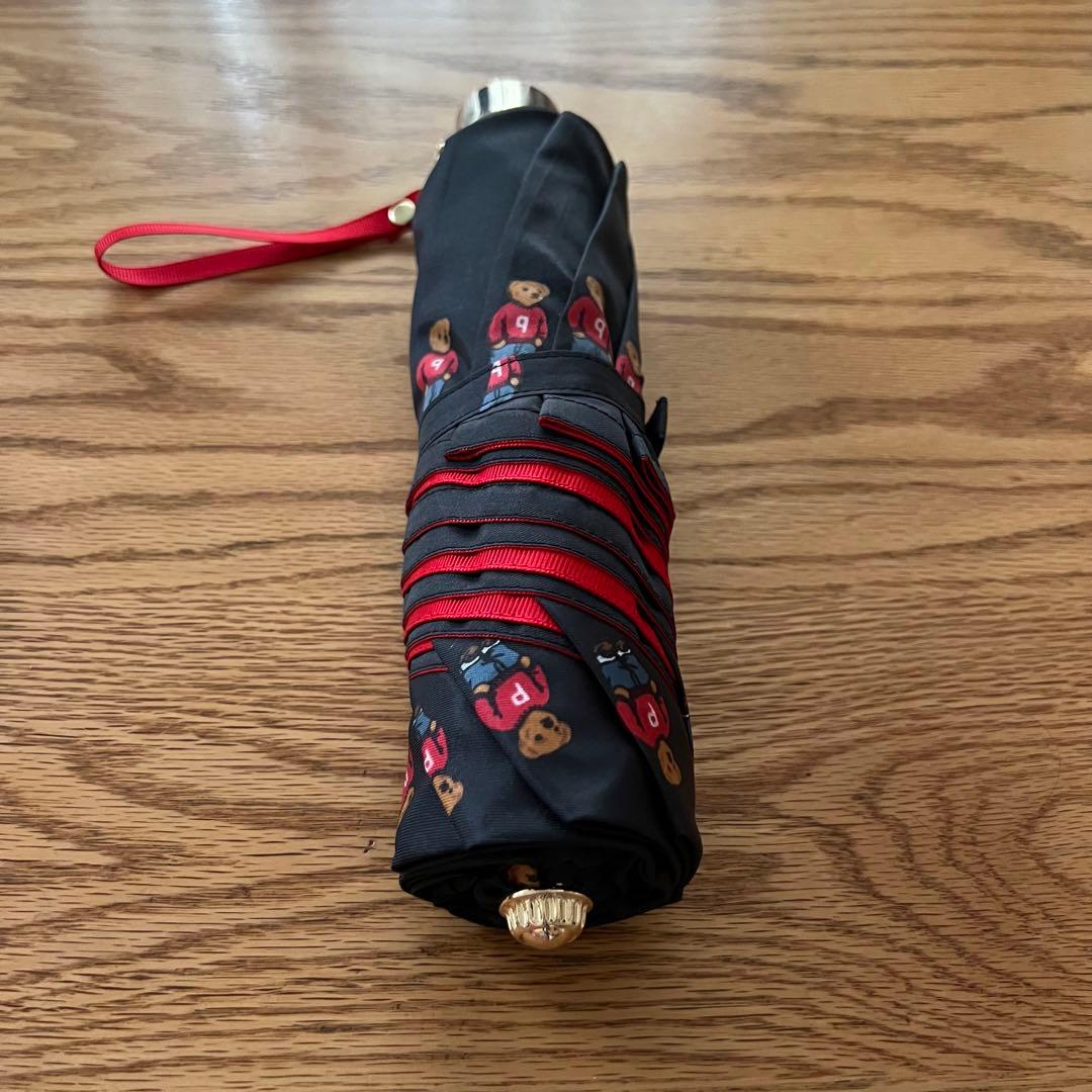 新品⭐︎ラルフローレン 折り畳み傘 ベア 傘 雨傘 総柄