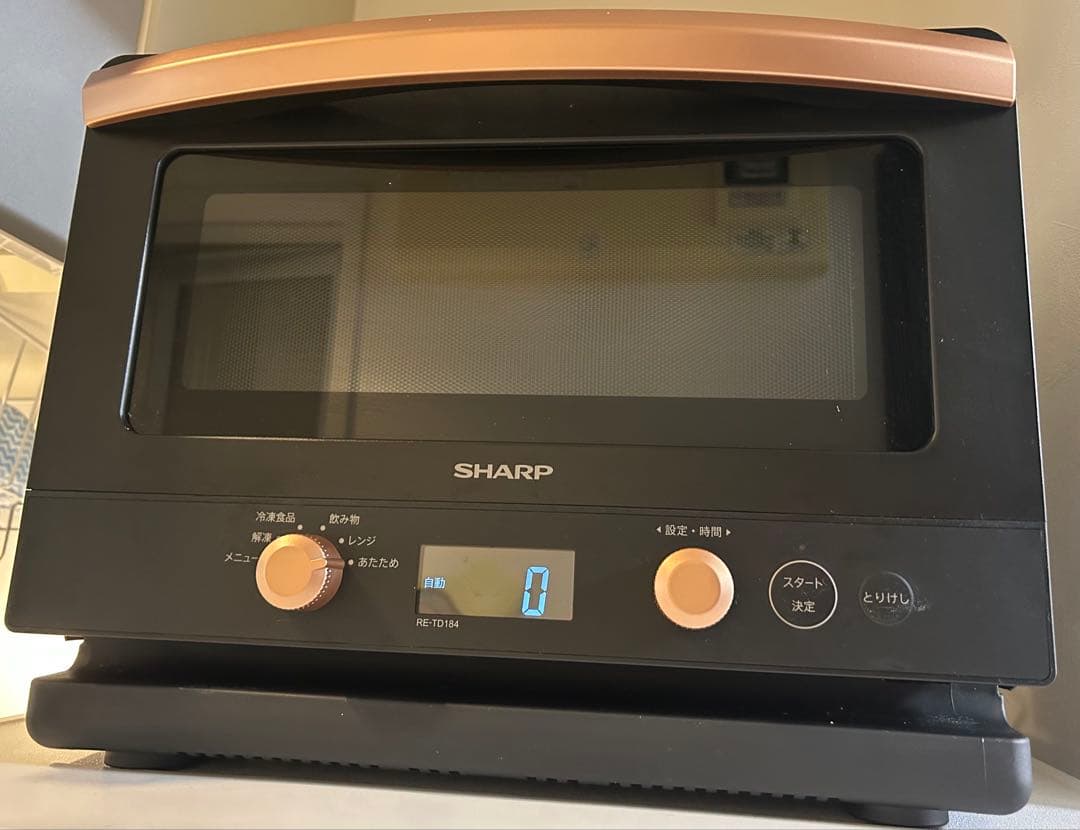 【直接引き取り】SHARP 電子レンジ RE-TD184-B 2024年製