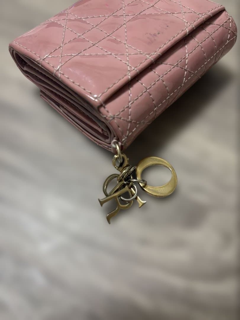 Lady Dior ロータスウォレット 三つ折財布