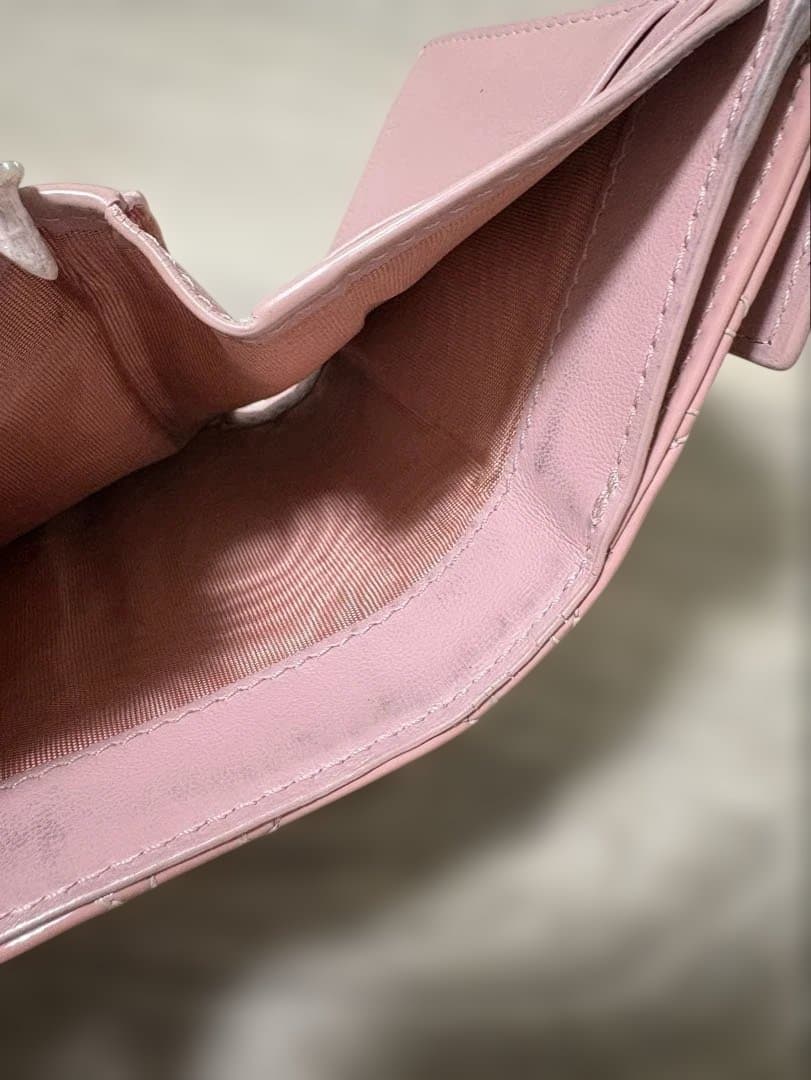 Lady Dior ロータスウォレット 三つ折財布