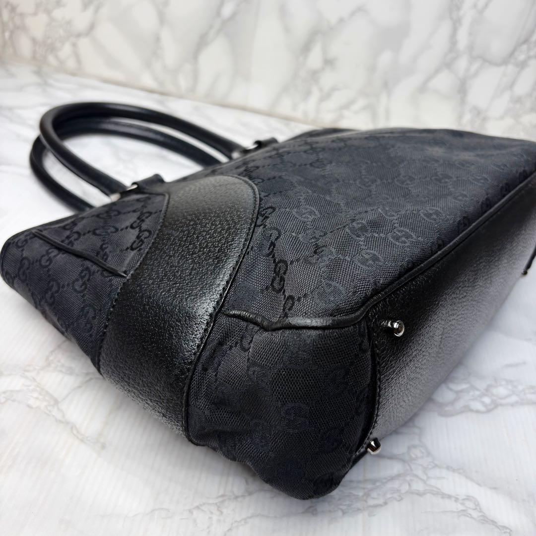 081 美品 GUCCI トートバッグ ハンドバッグ GGキャンバス yd6
