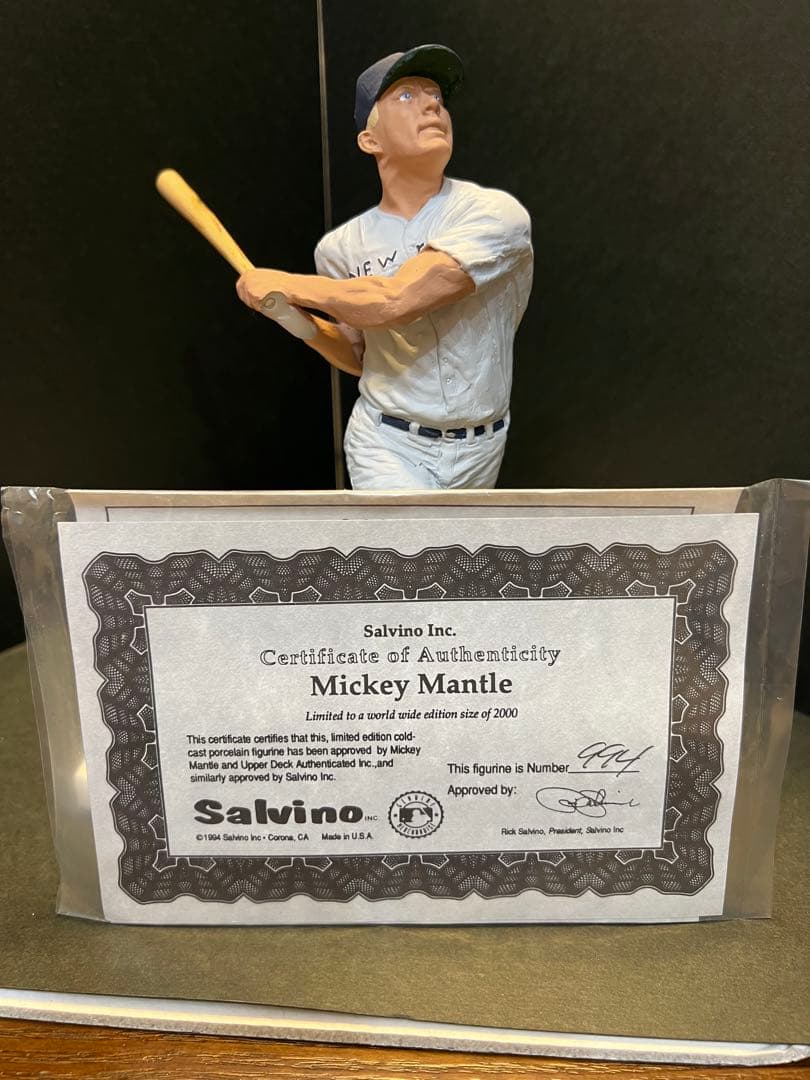 ミッキー・マントル 【SALVINO製】フィギュア