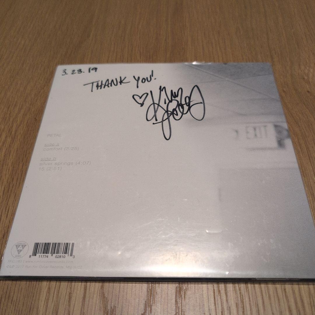 PETAL comfort 7インチレコード　サイン入り