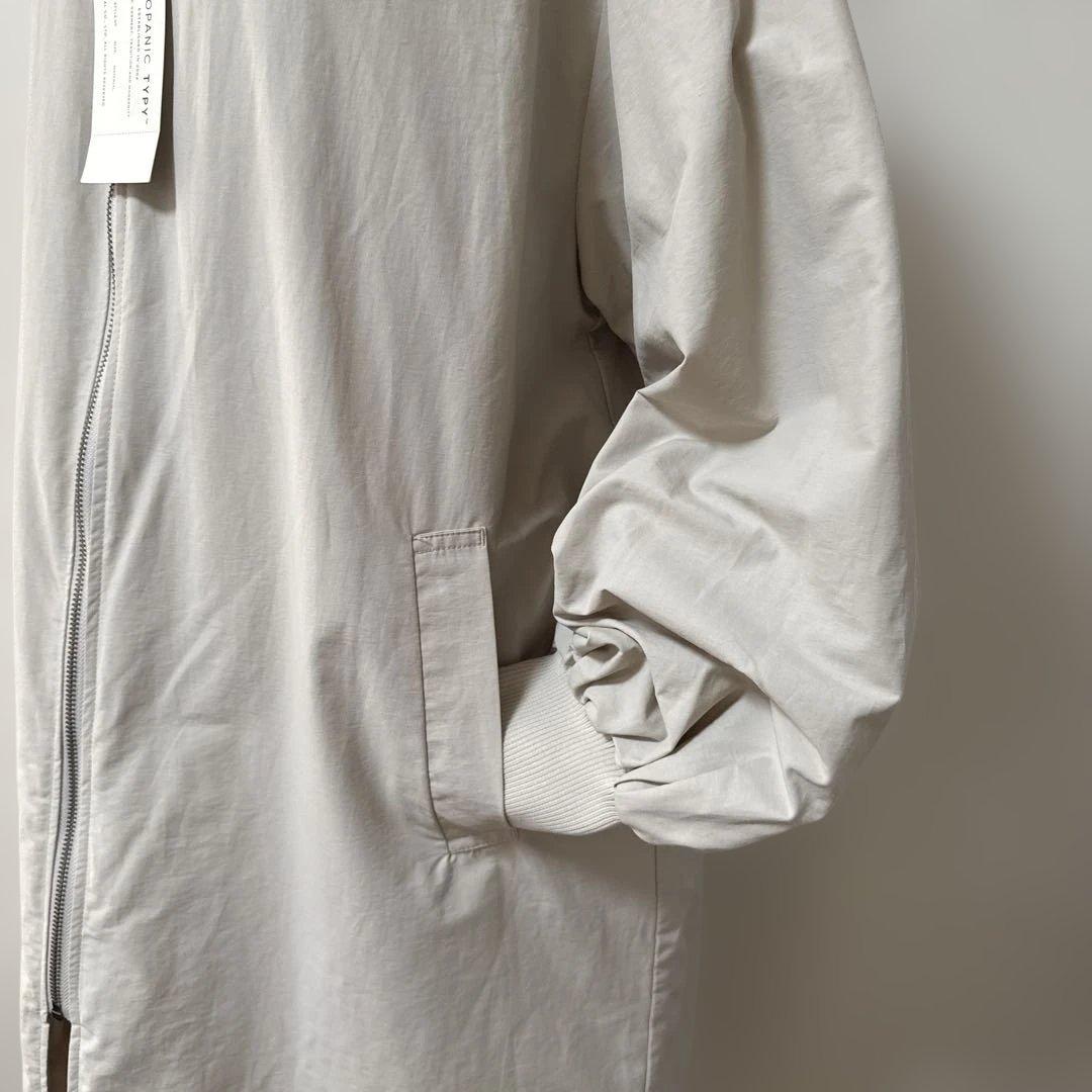 【新品タグ付】チャオパニックティピー スタンドカラーボリュームスリーブコート 白