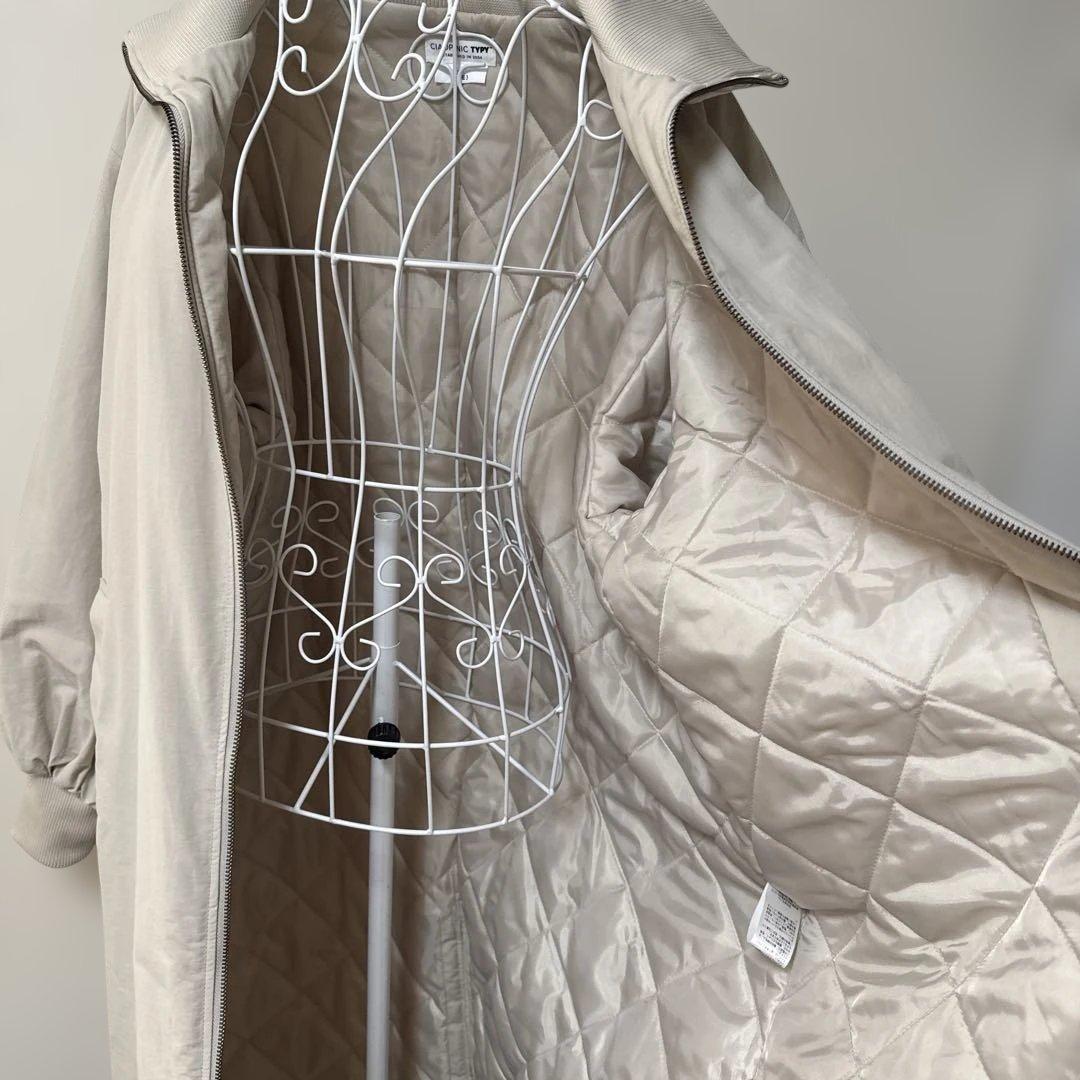 【新品タグ付】チャオパニックティピー スタンドカラーボリュームスリーブコート 白
