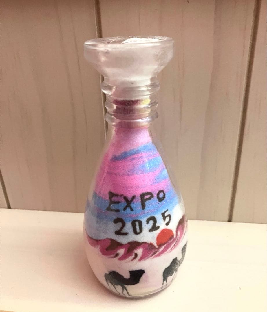 大阪万博のヨルダン館のサンドアート！