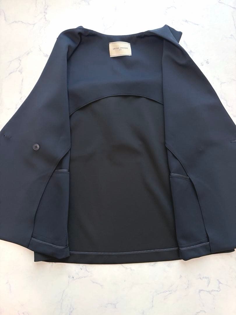 完売品　UNITED ARROWS SPONGY ミドルベスト 38 ネイビー