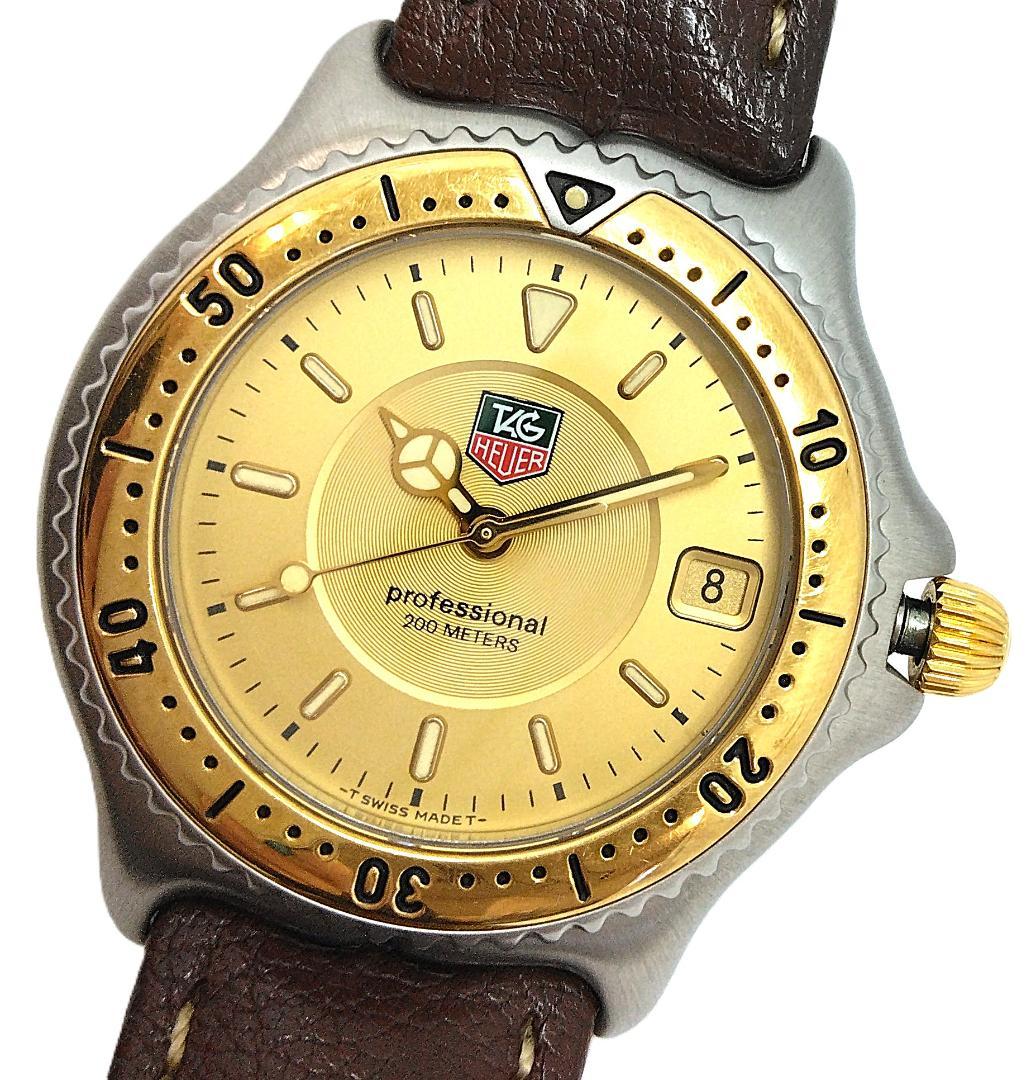 タグホイヤー S/el プロフェッショナル クォーツ 中古品 (37075)
