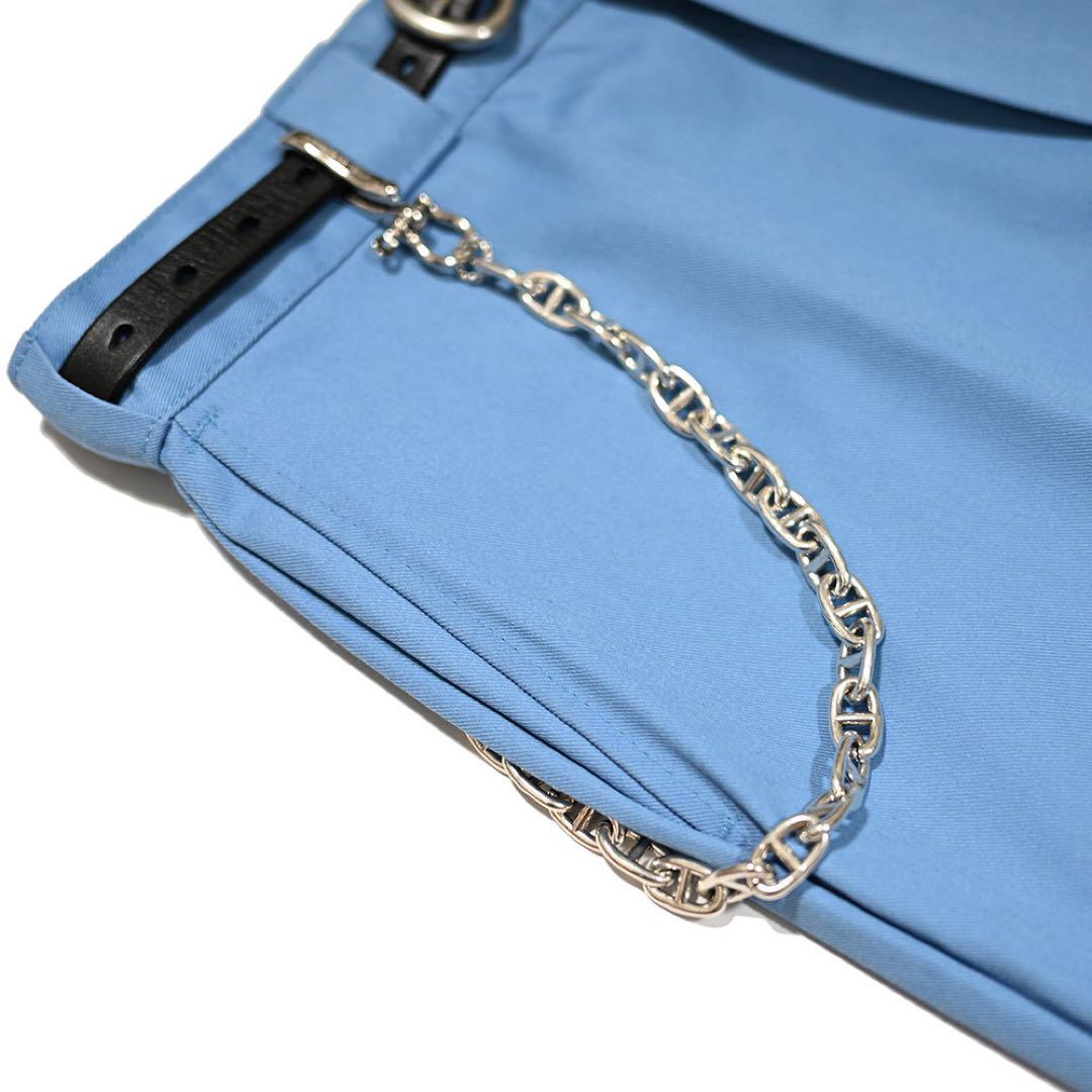 シルバーアンカーリンクウォレットチェーン トラッカー 財布