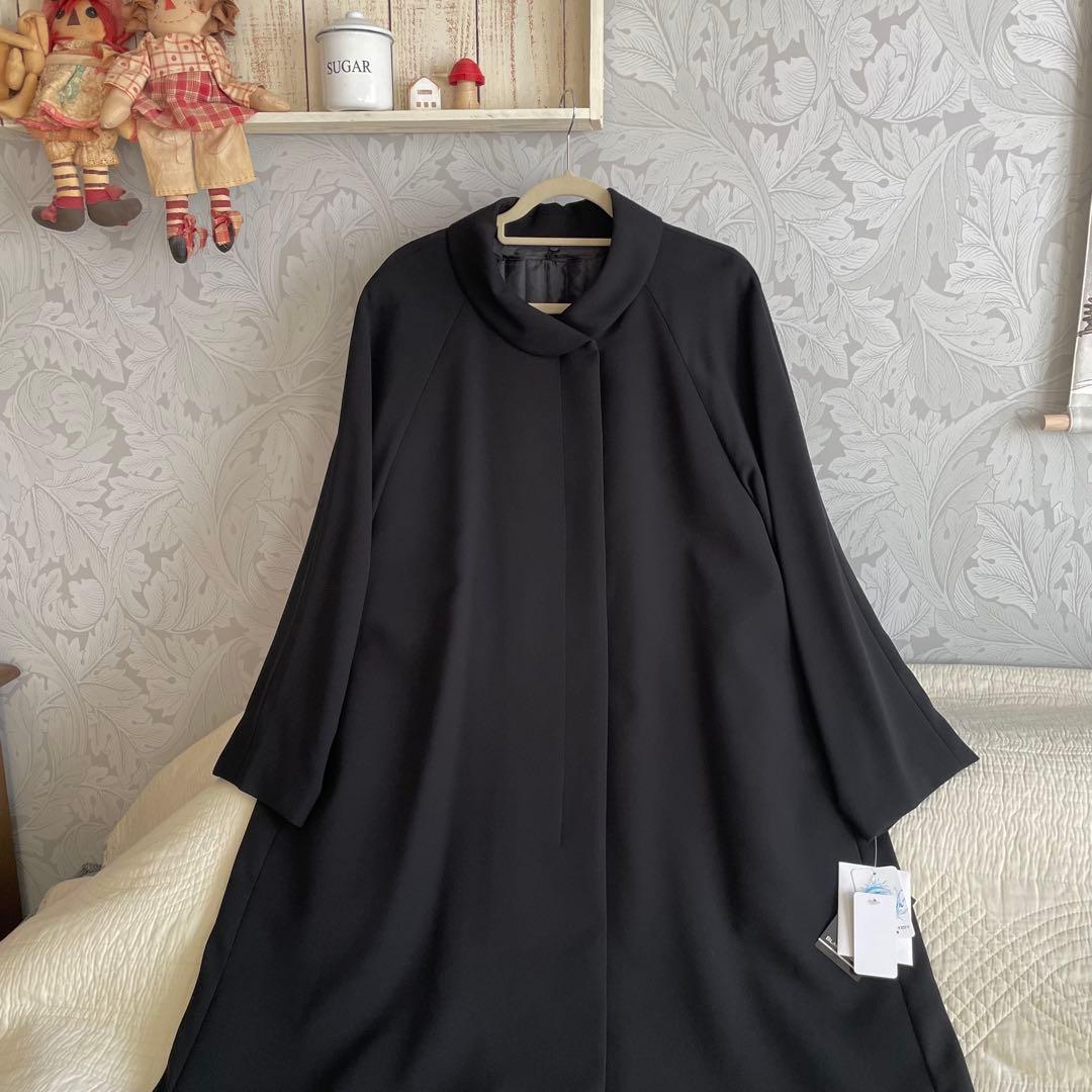 新品＊LL ブラックフォーマル＊洗えるコート＊ライナー付き　喪服　卒園卒業
