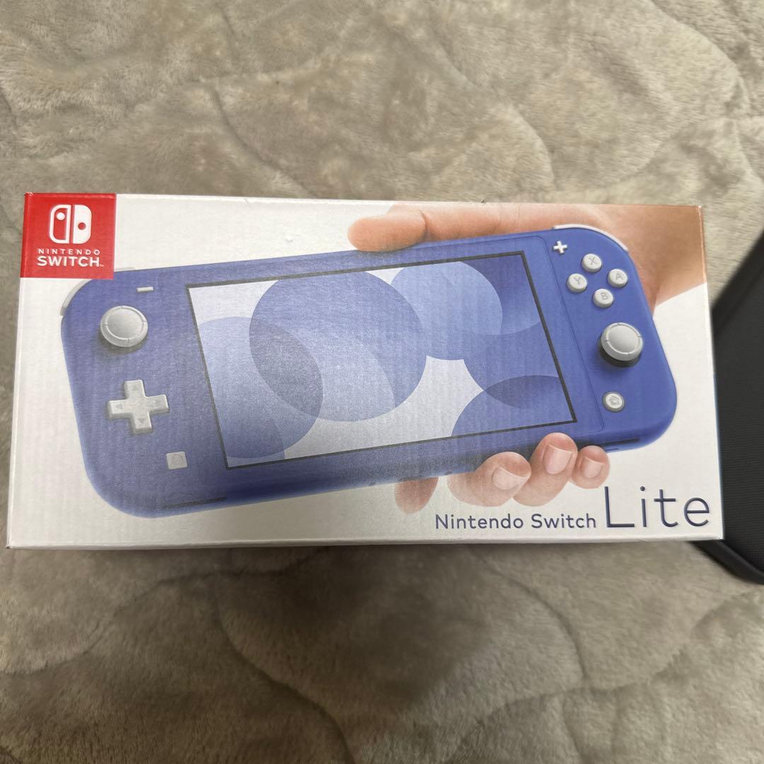 ミ*☆様 Nintendo Switch Lite ブルー 本体 ケース付・保証