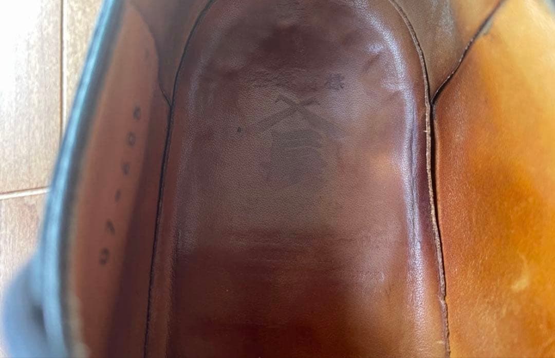 【マロン】三陽山長 初期モデル 勘太郎 7 外羽根Uチップ R305