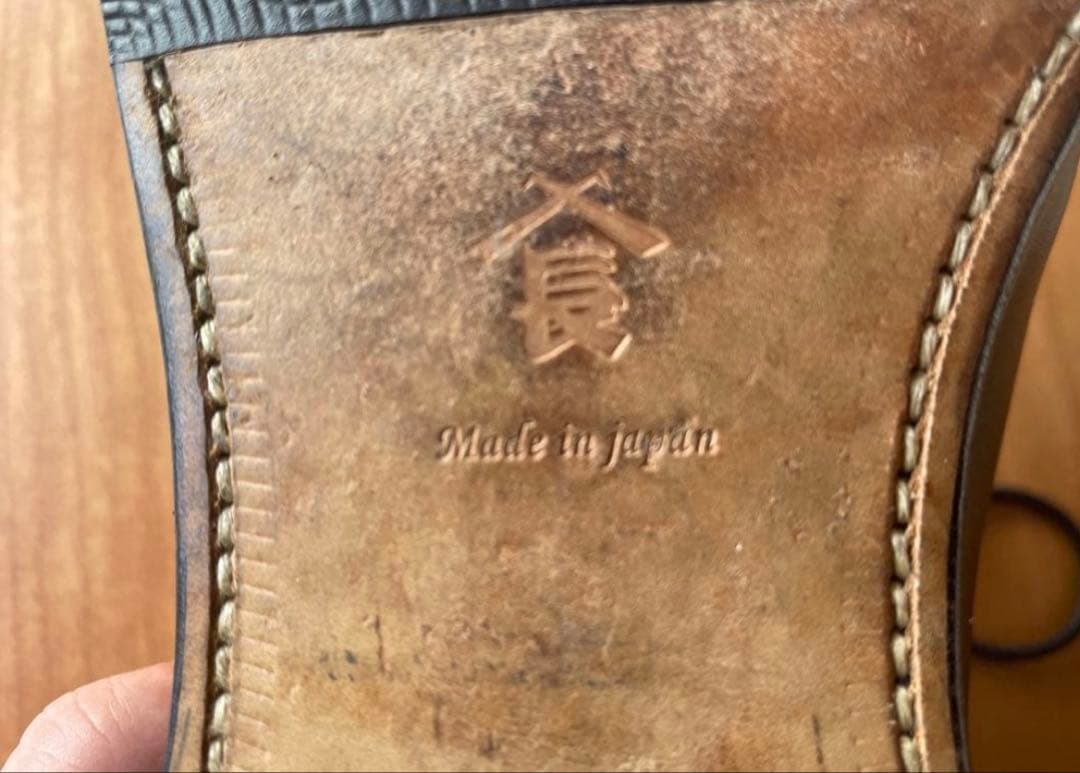 【マロン】三陽山長 初期モデル 勘太郎 7 外羽根Uチップ R305