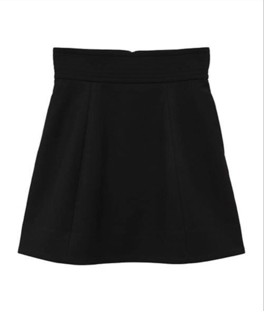 スカート CLANE /WIDE BELT CONSTRUCTIVE MINI SKIRT