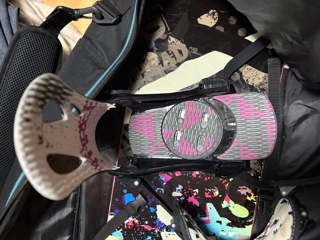 HEAD スノーボード 袋　靴　バインディング　4点セット