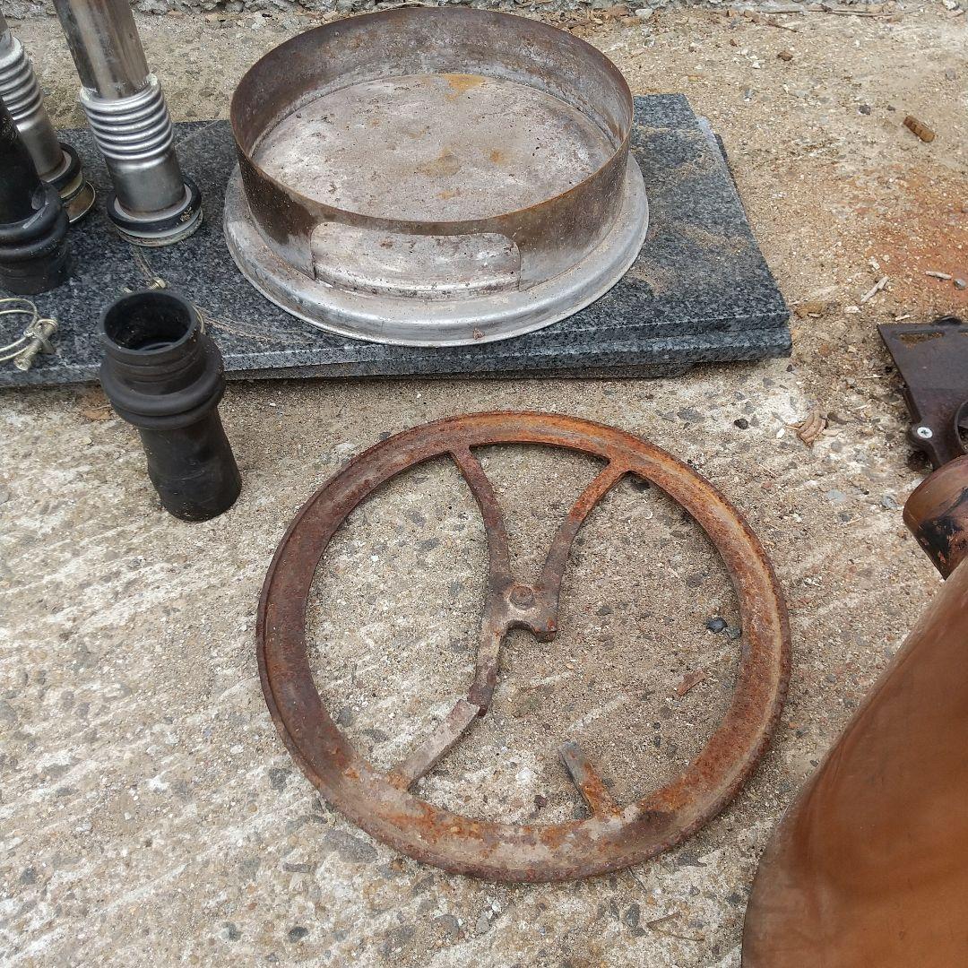 風呂釜 金属製 煙突パイプ付き