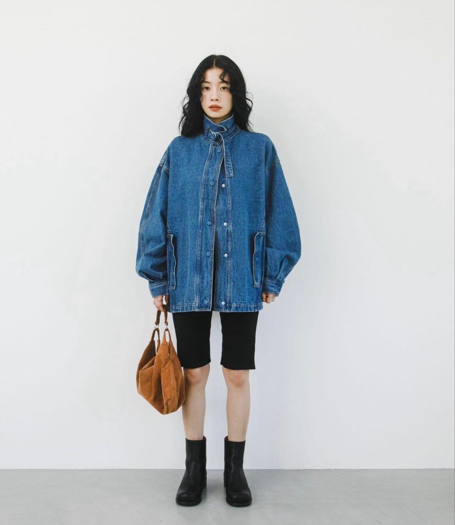 KBF 2WAY デニムブルゾン 【ライトブルー】