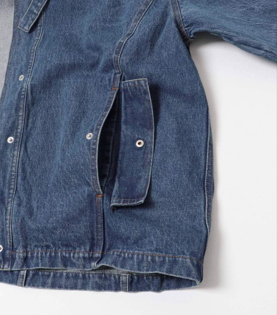 KBF 2WAY デニムブルゾン 【ライトブルー】