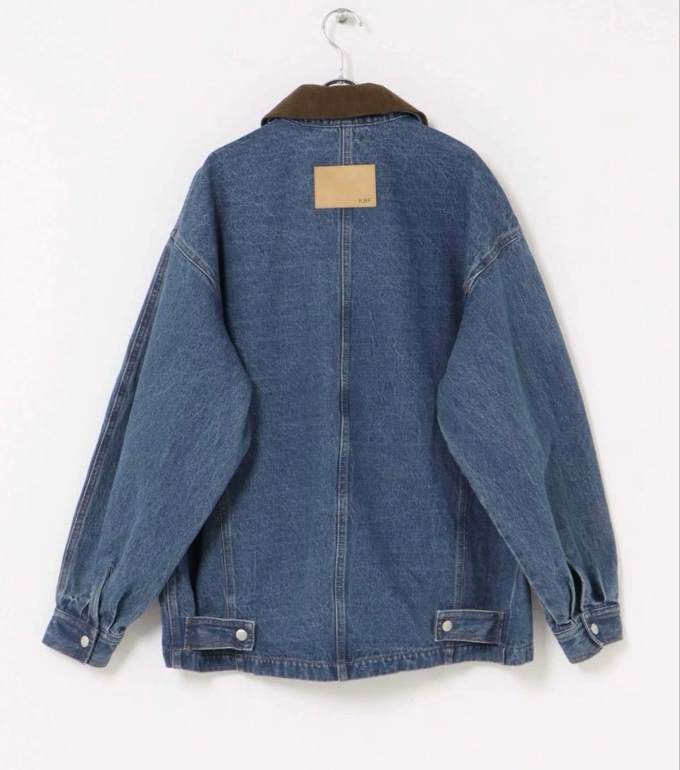KBF 2WAY デニムブルゾン 【ライトブルー】