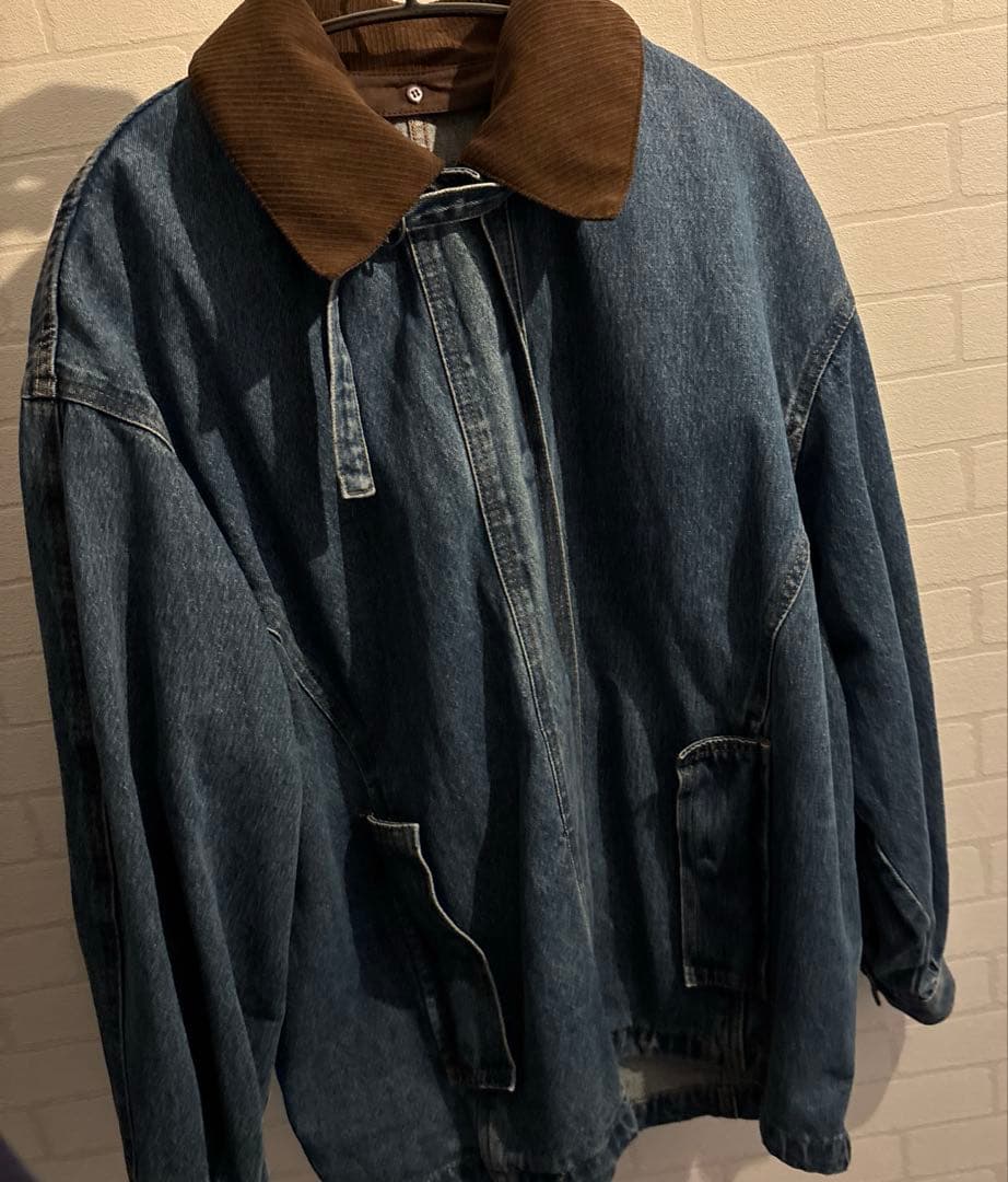 KBF 2WAY デニムブルゾン 【ライトブルー】