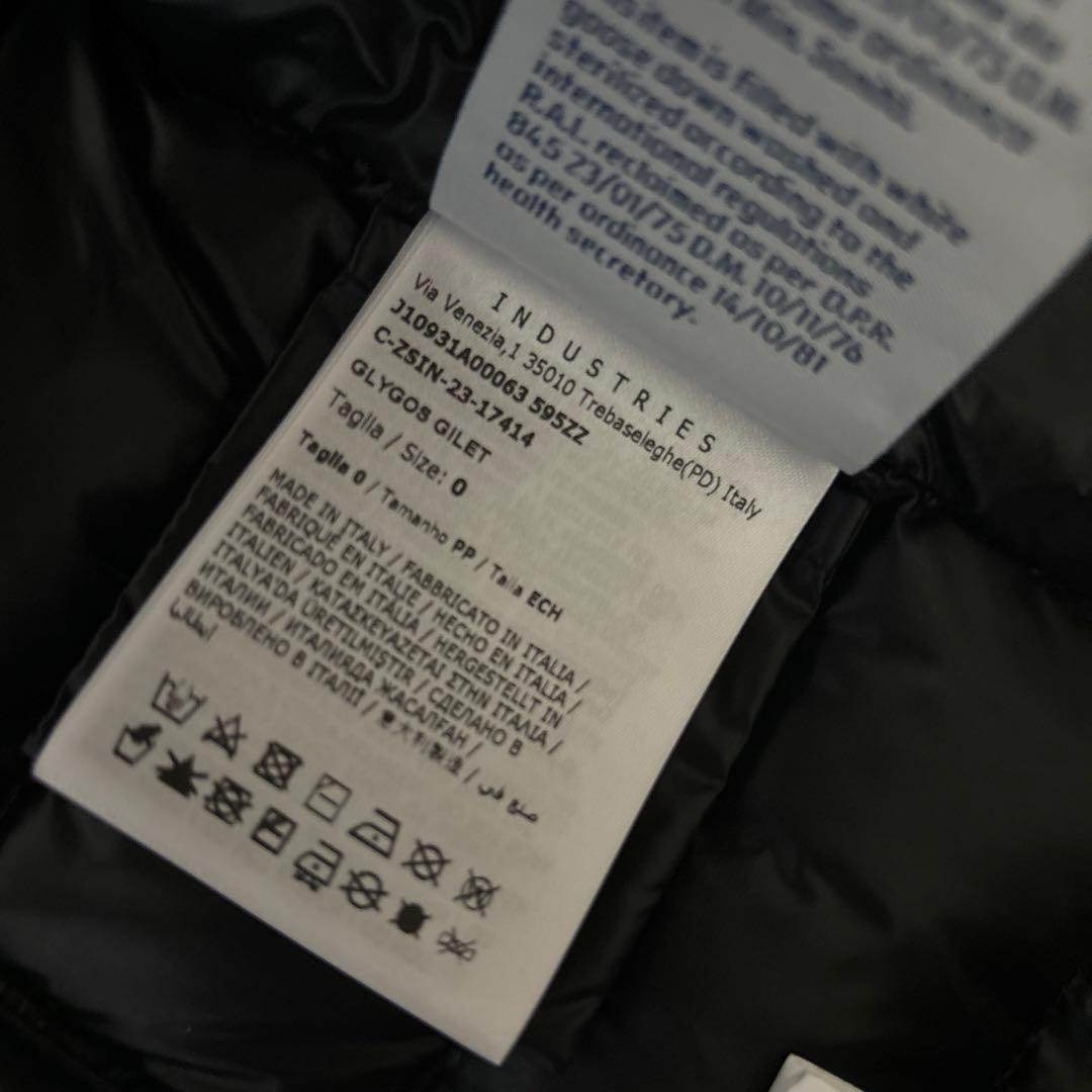 新品未使用★MONCLER★モンクレール★GLYGOS★ブラック★0