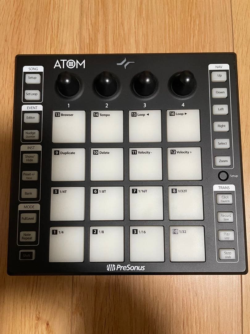 PreSonus ATOM MIDIパッド コントローラー