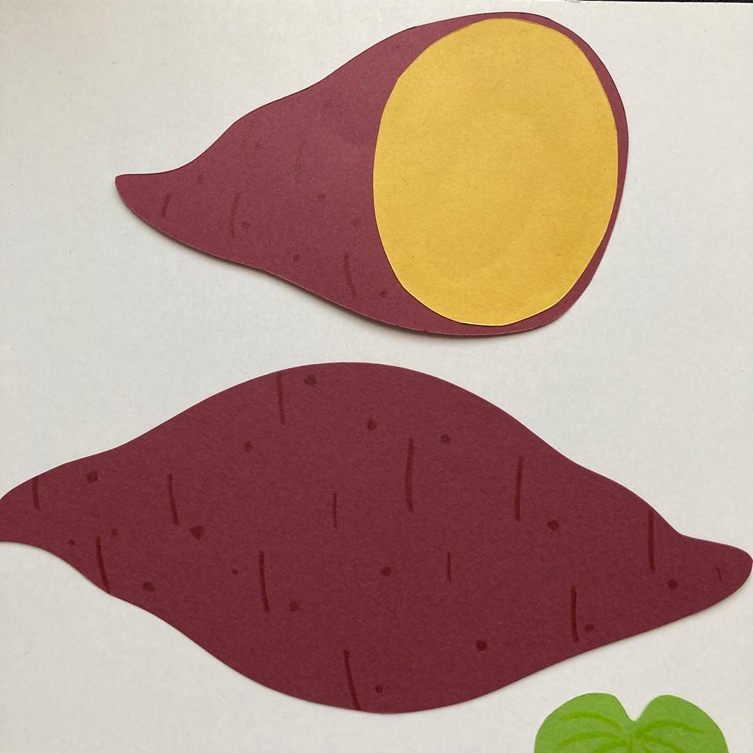 【EA-02】秋の味覚×5セット　秋　サンマ　壁面飾り