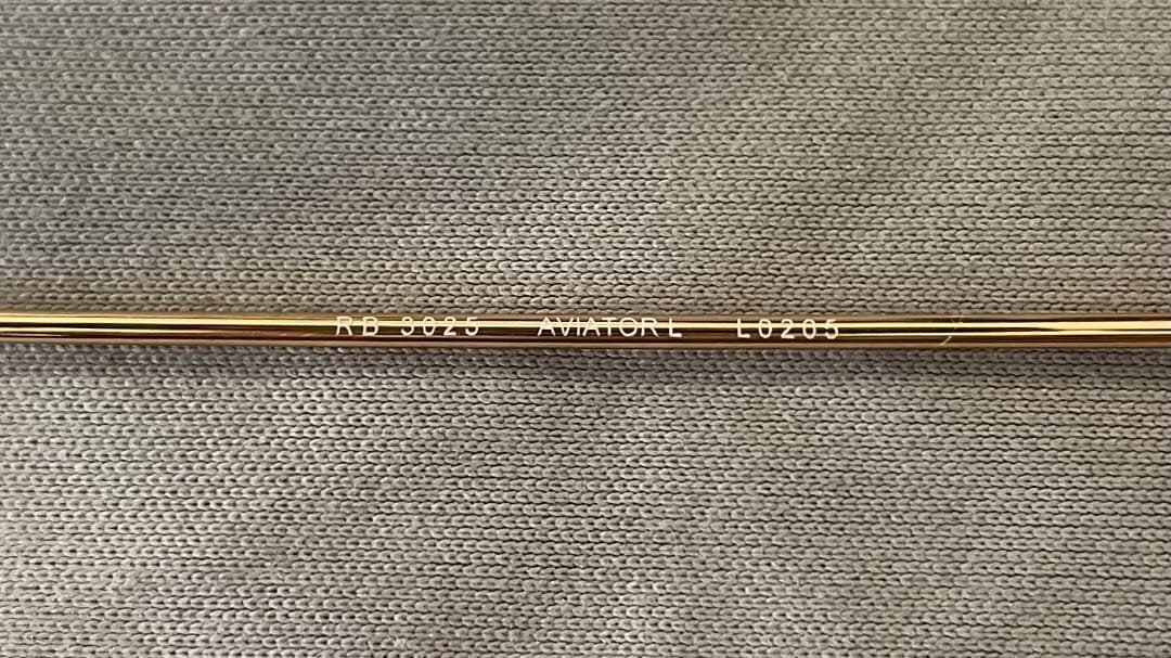 小物 RayBan AVIATOR RB3025-L0205